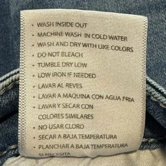 Abercrombie & Fitch Women's Super Skinny Jeans Size 2 Dark Wash Stretch Blue‎ - Picture 4 of 6